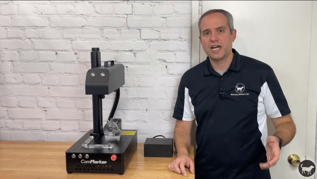 Review from 'Buster Beagle 3D' - Fiber Laser Engraving Machine 20W Galvo Laser Hand held