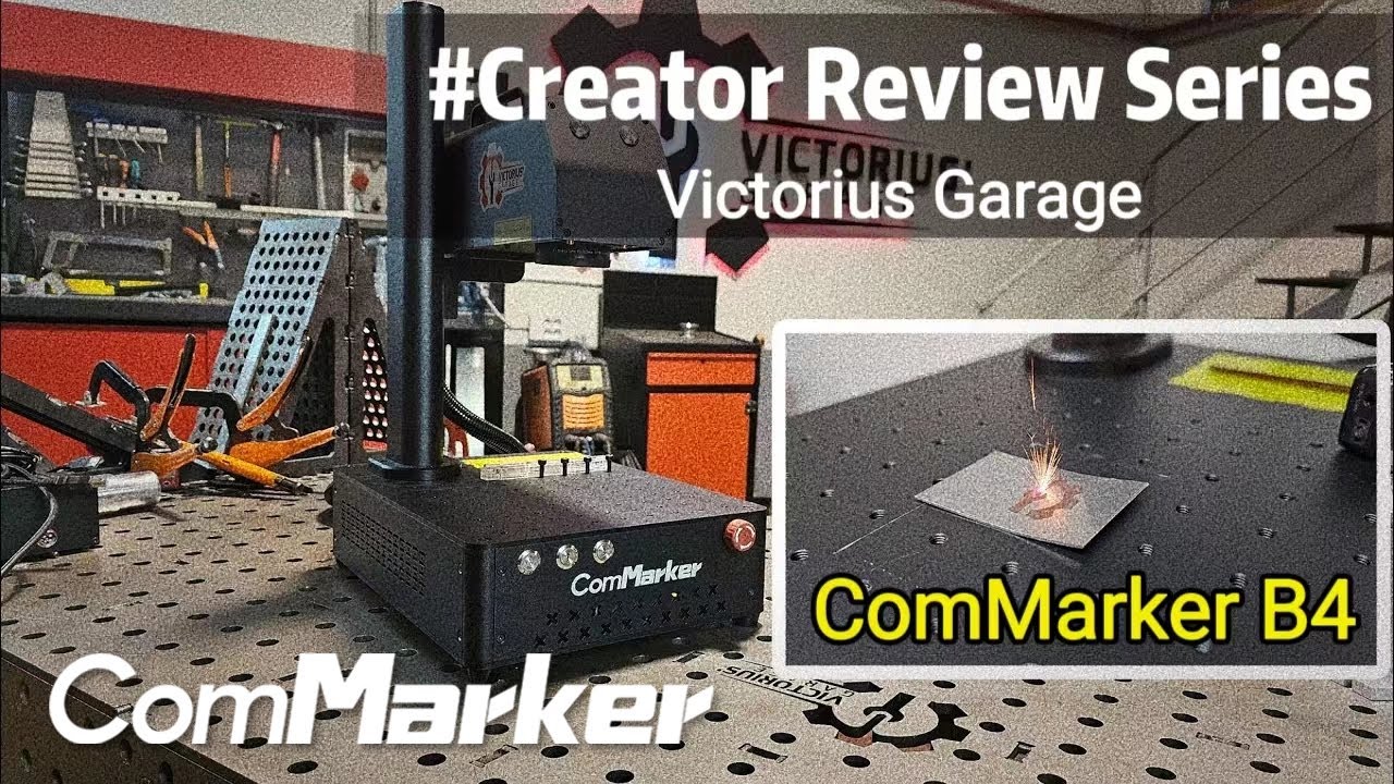 ComMarker: Review from 'kukomio' Ultra Fast ComMarker B4 20W 1064nm Fiber Laser Engraver