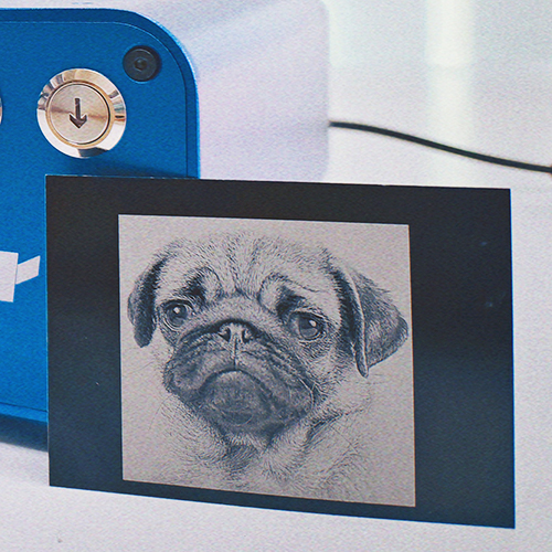 metal card picture diode laser engraver 1