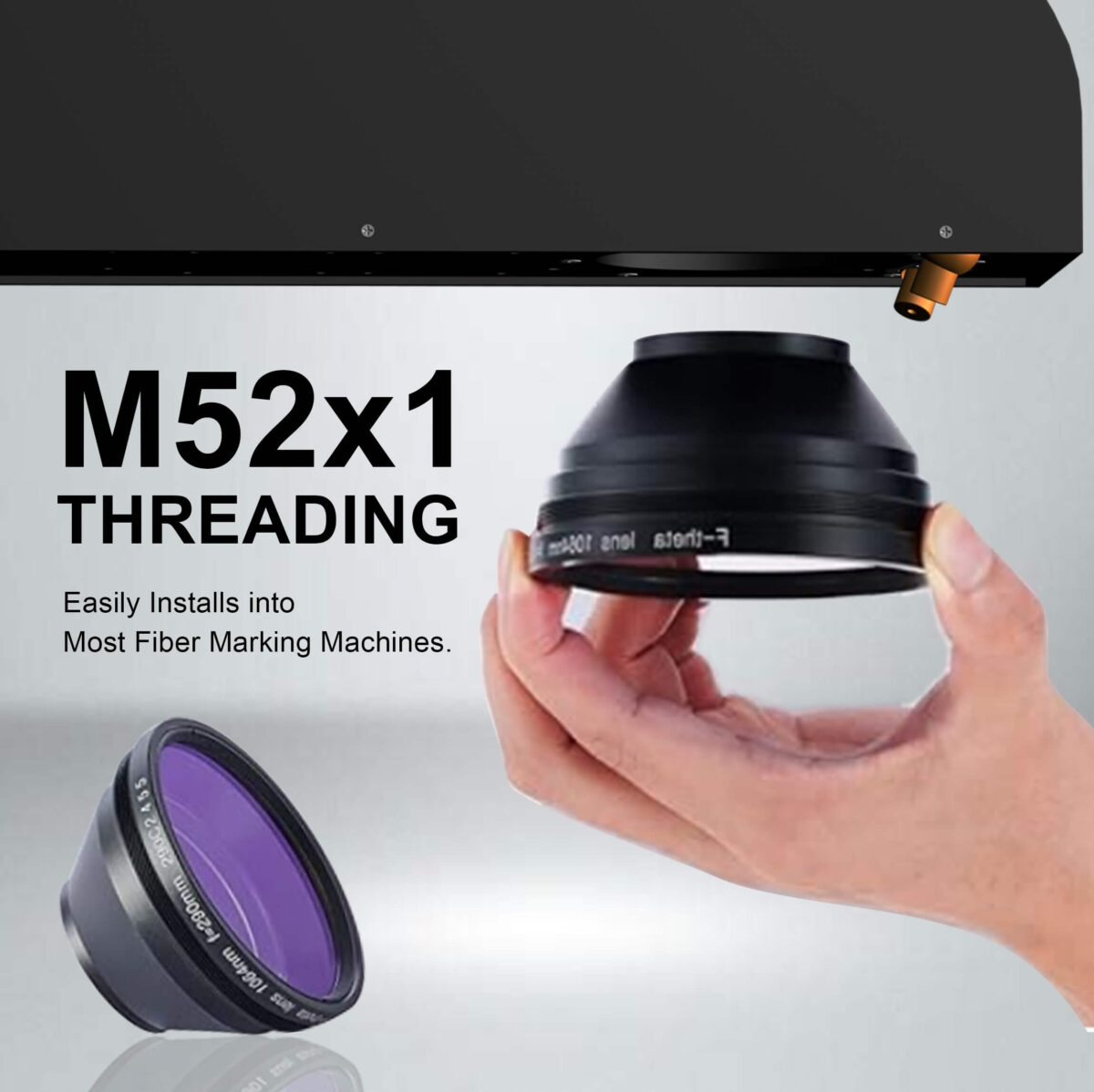 Commarker M52 Lens for 1064nm Fiber Laser Machine Scanning2 1