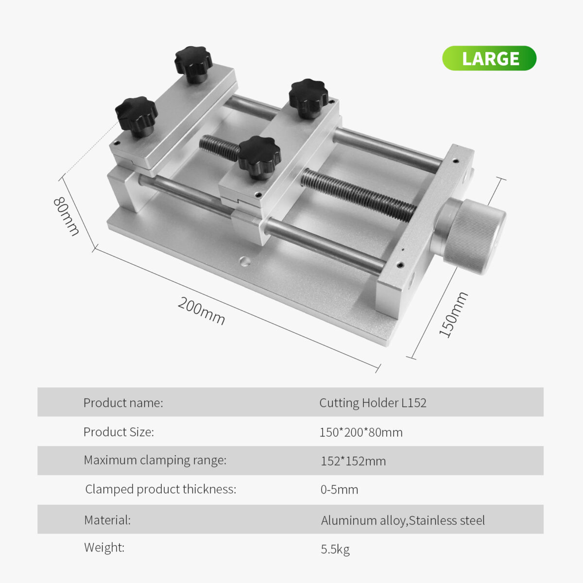 ComMarker Metal Sheet Holder Metal Fixture for Laser Marking Machine3